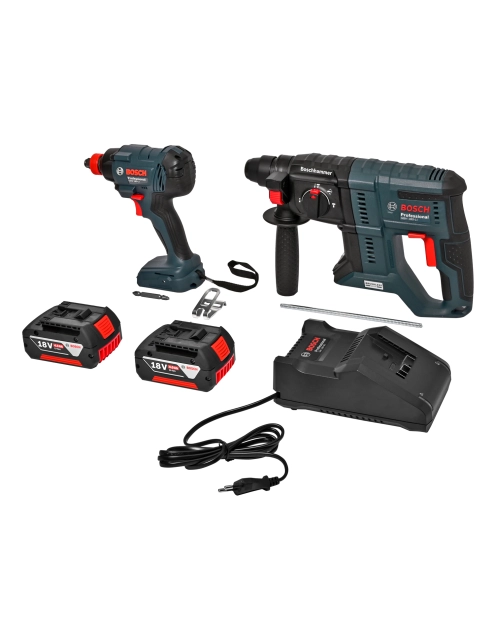 Zdjęcie: Młotowiertarka + zakrętarka GBH 180+GDX 180 zestaw BOSCH PROFESSIONAL