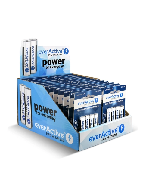 Zdjęcie: Baterie Pro Alkaline LR03 AAA display EVERACTIVE