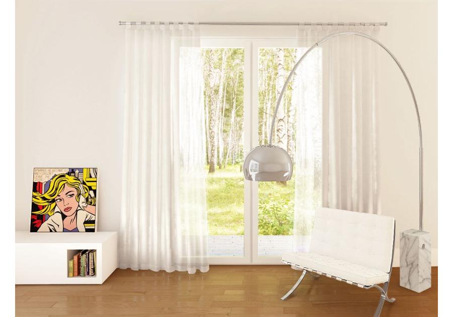 Zdjęcie: Firanka Otylia 145x245 cm, biały UNIGLOB