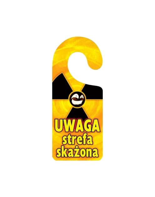 Zdjęcie: Oznaczenie F14 8x19/S "Uwaga strefa skażona!" zawieszka METRO