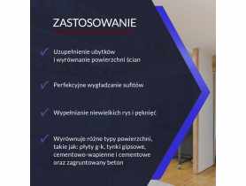 Masa szpachlowa Finish akryl biała 1,5 kg TYTAN PROFESSIONAL