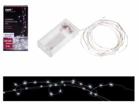 Lampki dekoracyjne 40 LED zimne/białe 2 m 32100 RAVI