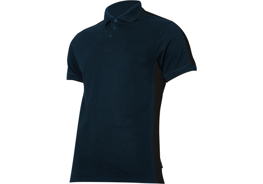 Zdjęcie: Koszulka Polo 190g/m2, granatowo-czarna, 2XL, CE, LAHTI PRO