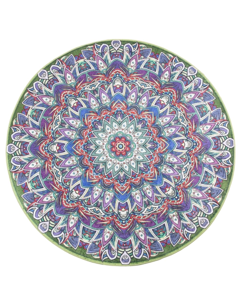 Zdjęcie: Dywan Print Shine 133 cm koło boho wielokolorowy MULTI-DECOR