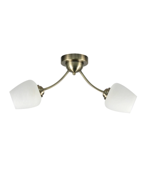 Zdjęcie: Lampa sufitowa Zina 2X40 W E27 biały patynowy CANDELLUX