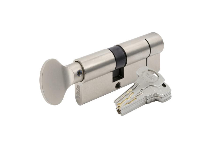 Zdjęcie: Wkładka z gałką Y2100 30/35G satyna YALE