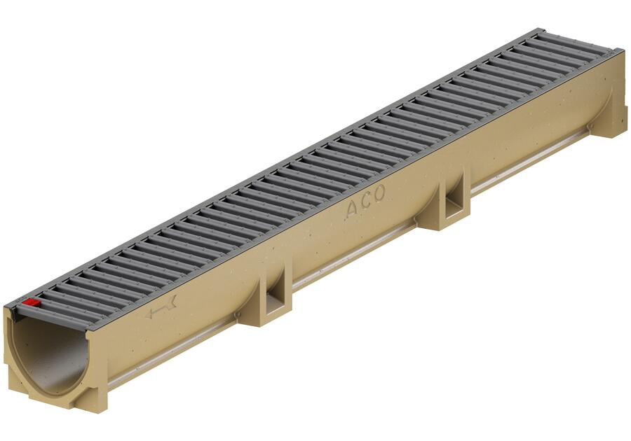 Zdjęcie: Ruszt ze stali malowanej proszkowo 0,5 m kolor antracyt do systemu Self Euroline i Sefl Platform ACO