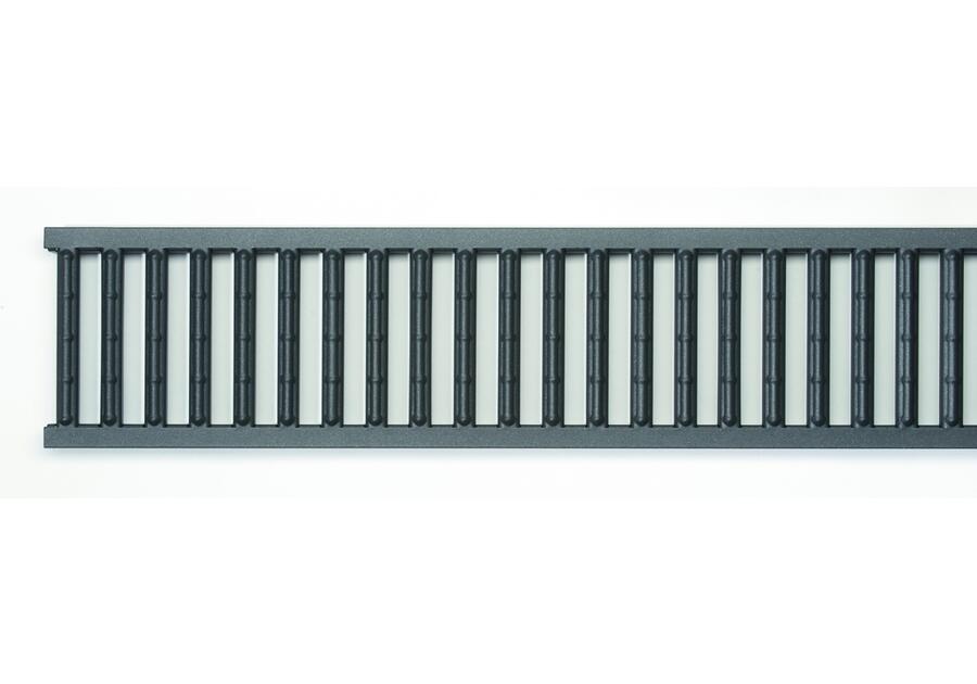 Zdjęcie: Ruszt ze stali malowanej proszkowo 0,5 m kolor antracyt do systemu Self Euroline i Sefl Platform ACO