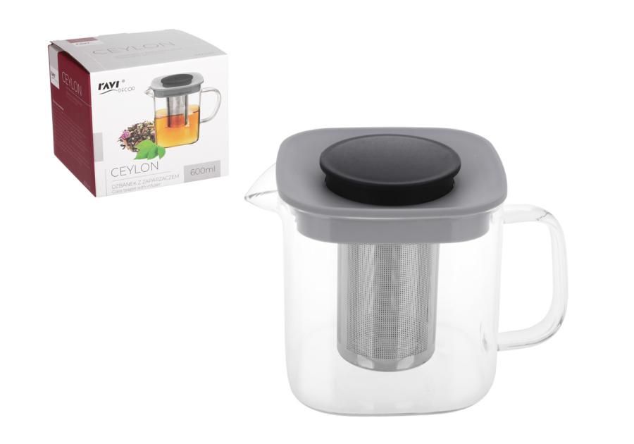Zdjęcie: Dzbanek z zaparzaczem Ceylon 600 ml 81449 RAVI