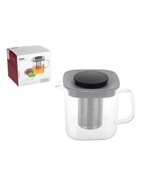 Zdjęcie: Dzbanek z zaparzaczem Ceylon 600 ml 81449 RAVI