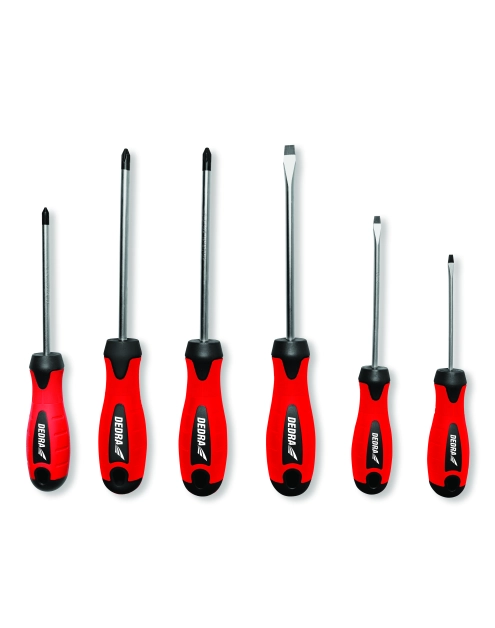 Zdjęcie: Zestaw wkrętaków 6 sztuk, stal CrV DEDRA