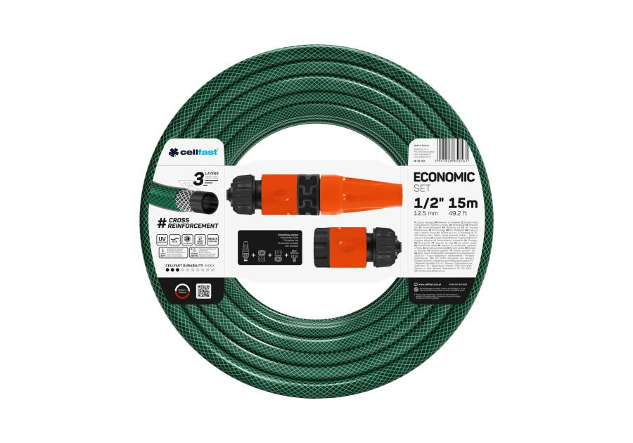 Zdjęcie: Zestaw zraszający Economic 1/2" 15 m CELLFAST