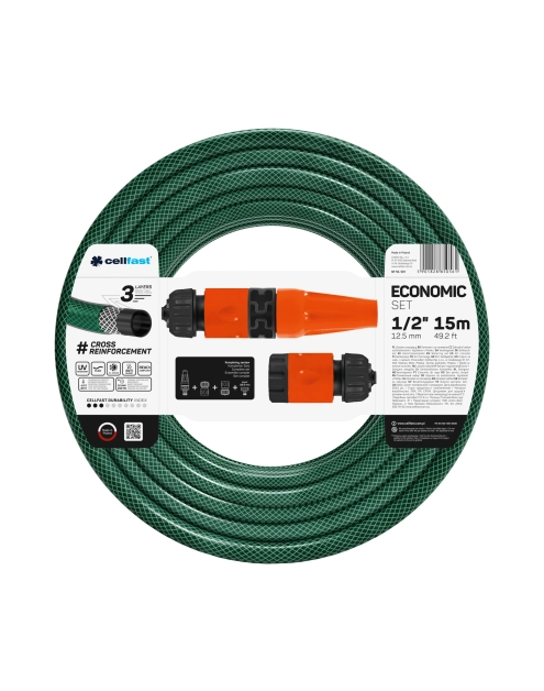Zdjęcie: Zestaw zraszający Economic 1/2" 15 m CELLFAST