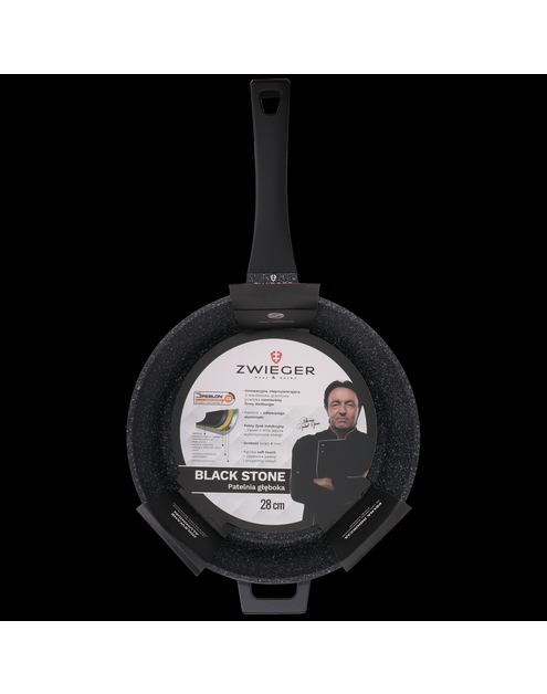 Zdjęcie: Patelnia głęboka Black Stone 28 cm ZWIEGER