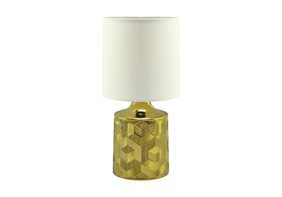 Zdjęcie: Lampka stołowa Linda E14  kolor złoty/biały STRUHM