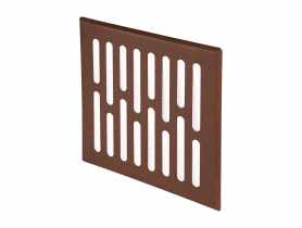 Osłona wentylacyjna 14x14 MS, brązowy AWENTA