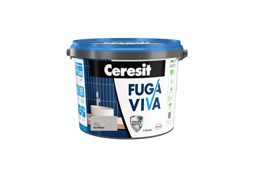 Zdjęcie: Fuga Viva elastyczna cementowa 1-8 mm ice glow 2 kg CERESIT