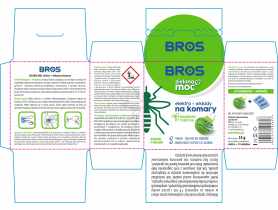 Elektrofumigator na komary Zielona Moc + 10 wkładów BROS