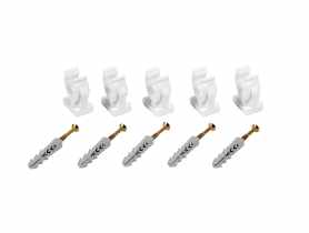 Uchwyt pojedynczy ze śrubą i kołkiem 18 mm TYCNER