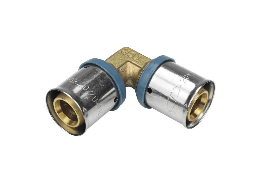 Zdjęcie: Kolanko zaciskowe PEX 20x20 mm TYCNER