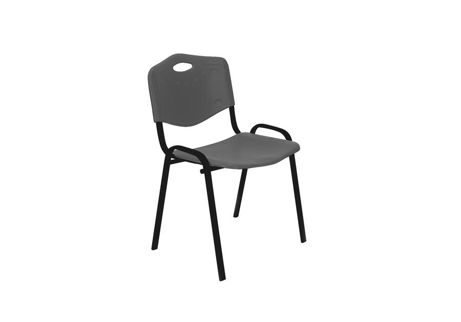 Zdjęcie: Krzesło Iso Plastik Black szare K-05 NOWY STYL