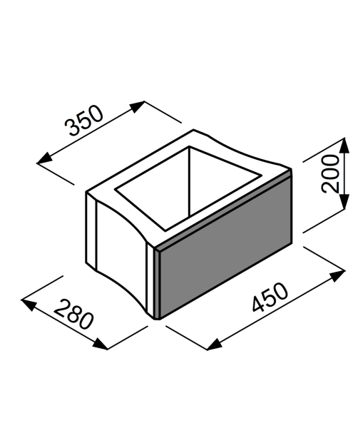 Zdjęcie: Bloczek skarpowy RIO20 piryt JONIEC