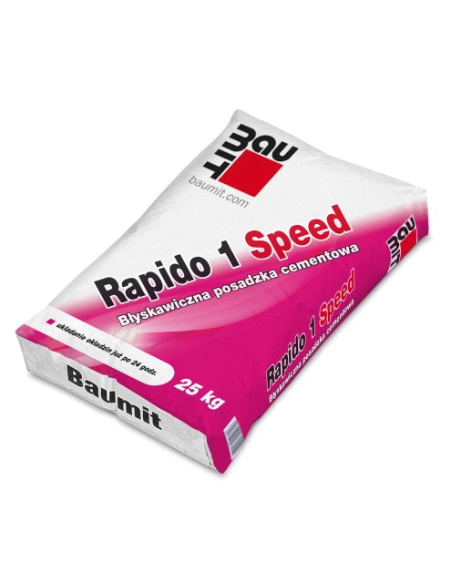 Zdjęcie: Posadzka cementowa Rapido 1 Speed błyskawiczna 25 kg BAUMIT