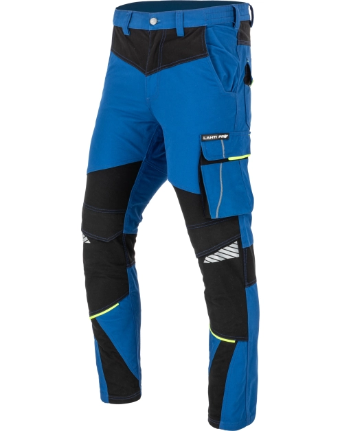 Zdjęcie: Spodnie niebiesko-czarne "3XL", CE, LAHTI PRO