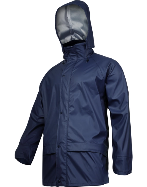 Zdjęcie: Kurtka przeciwdeszczowa PU, granatowa, 3XL, CE, LAHTI PRO