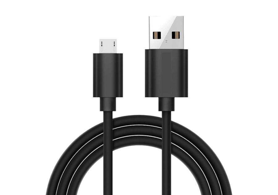 Zdjęcie: Kabel USB - Micro USB 1m czarny 2A LB0067 Black LIBOX
