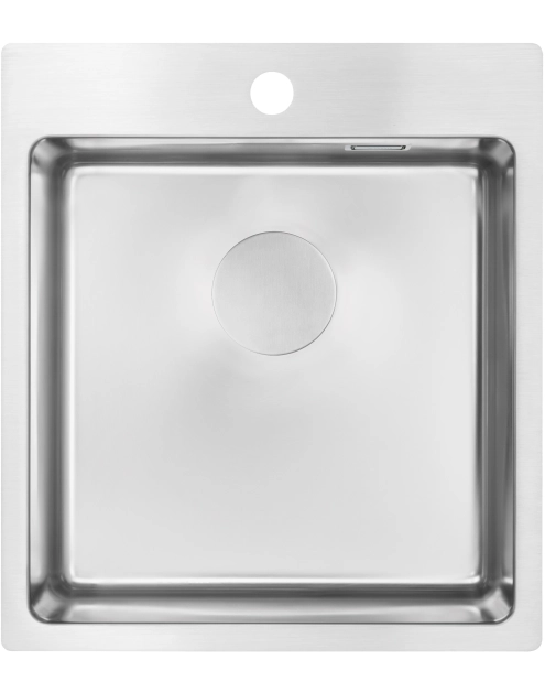 Zdjęcie: Zlewozmywak stalowy Olfato stal szczotkowana 1K B/O, 450x505x200 + space saver DEANTE