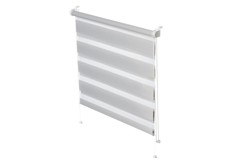 Zdjęcie: Roleta mini Zebra 730 szary 80x150 cm GARDINIA