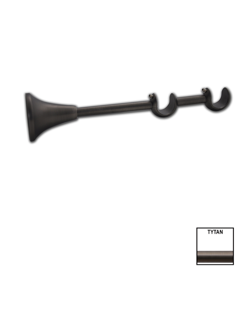 Zdjęcie: Wspornik podwójny Victoria fi 19 mm tytan KARWEL