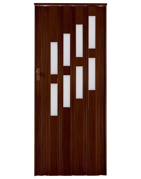 Zdjęcie: Drzwi harmonijkowe ST14A 86x202,5 cm orzech STANDOM