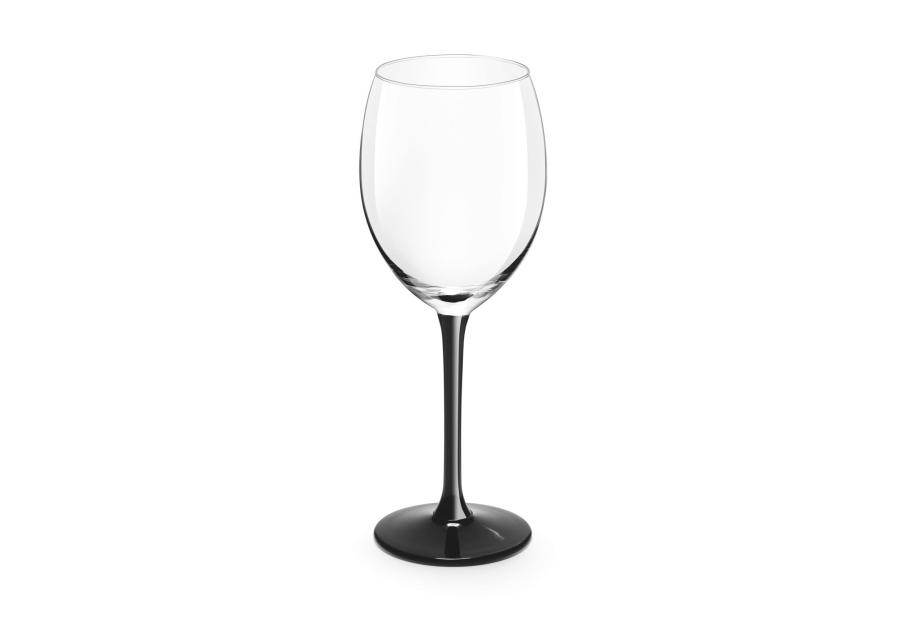 Zdjęcie: Kieliszek wino białe 250 ml czarna nóżka ALTOM DESIGN