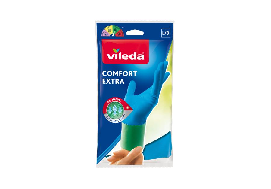 Zdjęcie: Rękawice Comfort Extra L VILEDA