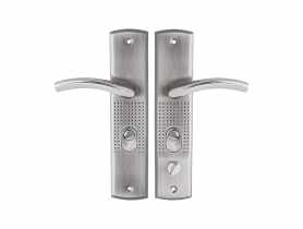 Klamka Frida zewnętrzna na szyldzie długim Yale - KZC312P KUCHINOX