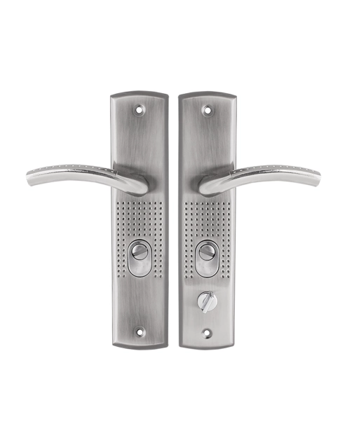 Zdjęcie: Klamka Frida zewnętrzna na szyldzie długim Yale - KZC312P KUCHINOX