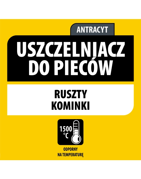 Zdjęcie: Uszczelniacz do pieców 280 ml czarny SOUDAL