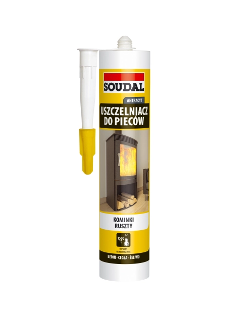 Zdjęcie: Uszczelniacz do pieców 280 ml czarny SOUDAL