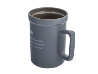 Zdjęcie: Kubek prosty 440 ml z kwadratowym uchem dekoracja tata mój bohater ALTOM DESIGN