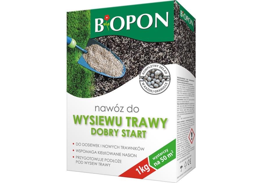 Zdjęcie: Nawóz do wysiewu trawy Dobry Start 1 kg BOPON