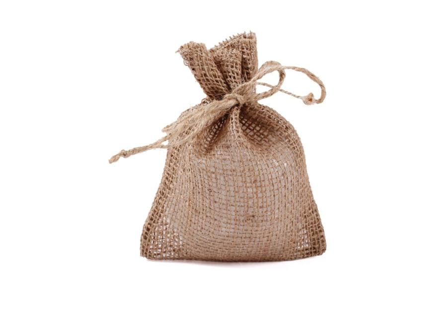 Zdjęcie: Worek jutowy na prezent 13x17,5 cm mały TIN TOURS