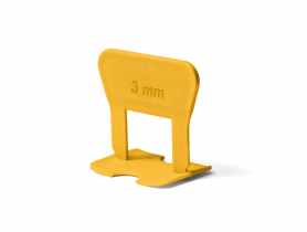 System do poziomowania płytek Klips żółty 3 mm - 110 szt. COMENSAL