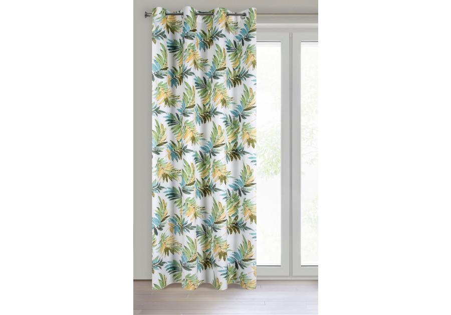 Zdjęcie: Zasłona gotowa Sabrina 140x250 cm zielony EUROFIRANY