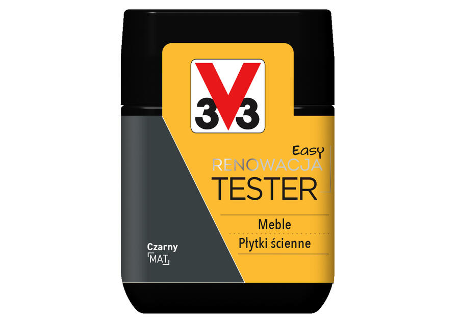 Zdjęcie: Tester farba renowacyjna Easy Renowacja czarny mat 0,075 L V33