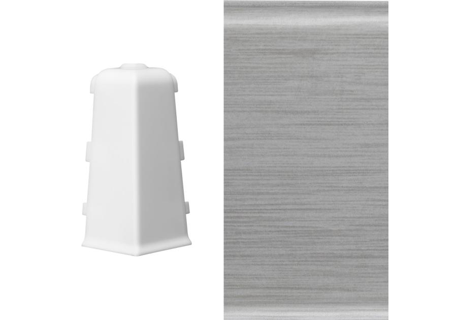 Zdjęcie: Narożnik zewnętrzny do listwy Mack 1 szt. alu light ARBITON