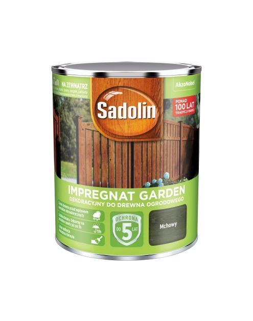 Zdjęcie: Impregnat do drewna Garden 0,7 L mchowy SADOLIN