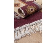Zdjęcie: Dywan Kilim 80x150 cm śliwka romby MULTI-DECOR