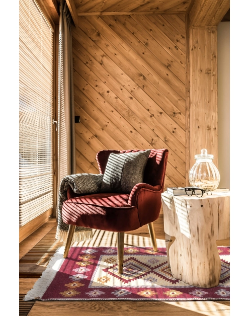 Zdjęcie: Dywan Kilim 80x150 cm śliwka romby MULTI-DECOR